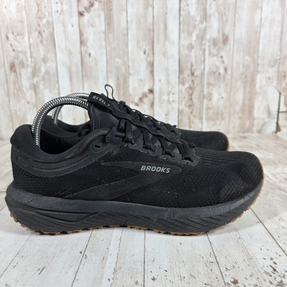 Brooks Revel 7 Womens Running Shoes Black Gum 1104351D072 Size 8 Medium